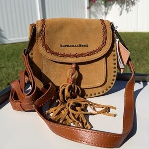 Mustard Yellow Crossbody Bag Brazilian Leather/Suede